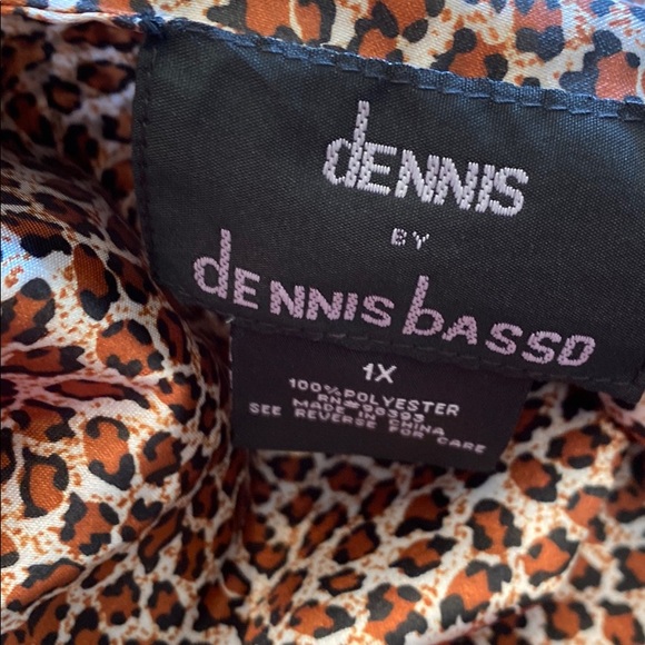 Dennis Basso animal print scarf - Picture 2 of 4